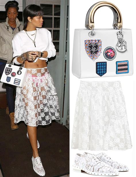 Rihanna's Take on Dior's Skirt